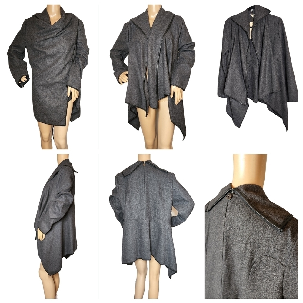 NWT Dress V fashion wrap/open front cardigan jacket.